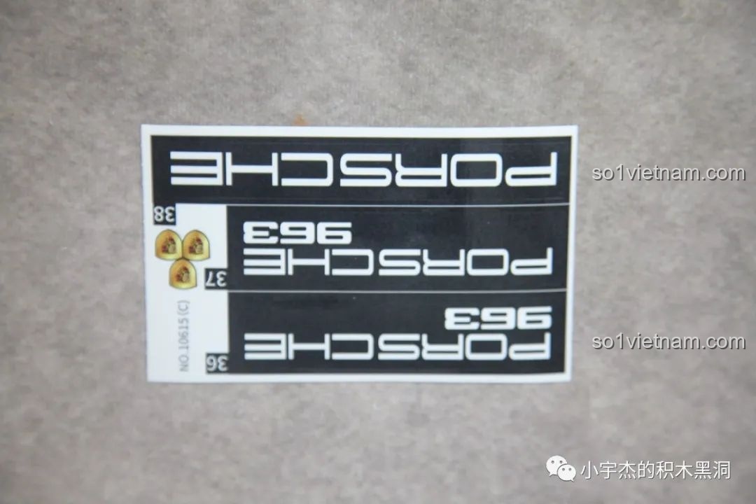 Chi tiết các mảnh ghép trong túi số 1 của Porsche 963 GULY