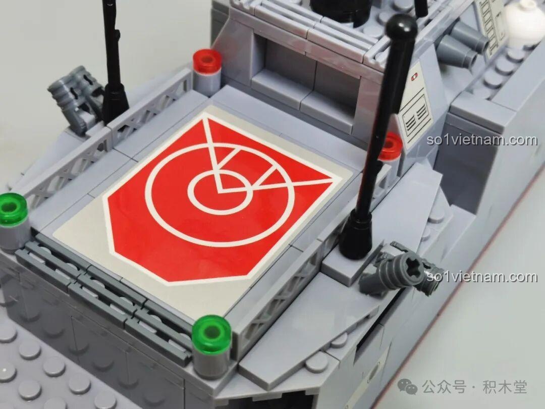 Cận cảnh chi tiết vũ khí phòng không trên tàu khu trục JIQILE 42046