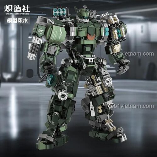 Mô hình Mecha Nửa Máy Nửa Cơ Khí Công Nghiệp 1403 Mảnh, Robot Nửa Máy Nửa Cơ Khí Công Nghiệp, Mech Nửa Máy Nửa Cơ Khí Công Nghiệp, Đồ chơi lắp ghép cho bé trai 14 tuổi trở lên, Đồ chơi sáng tạo, Giá tốt