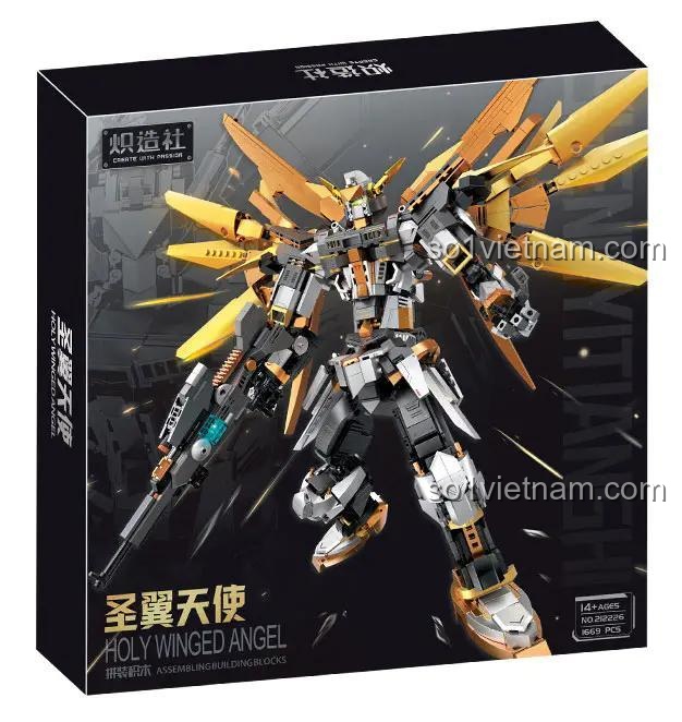Hộp sản phẩm Robot Thiên Thần Cánh Thánh 炽造社 212226, 1669 mảnh ghép, giá tốt