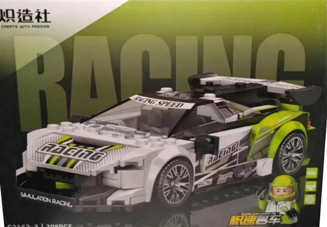 Bộ đồ chơi Chizao She C2162-3 Xe Đua Tốc Độ Xanh Lá, mô hình chi tiết cho bé trai 6 tuổi, giá tốt