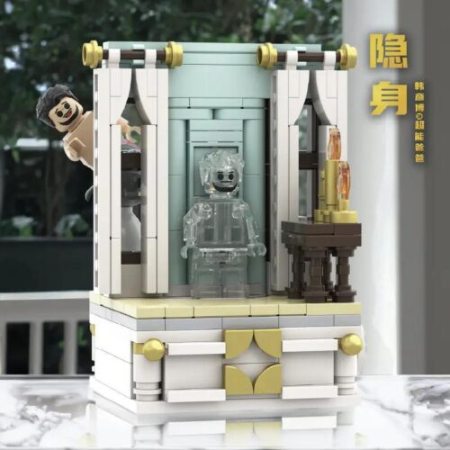 Bộ đồ chơi lắp ghép Siêu Năng Bố Tàng Hình 846406, mô hình nhân vật phim ảnh, đồ chơi xây dựng cho bé trai 6 tuổi, nhân vật tàng hình, giá tốt