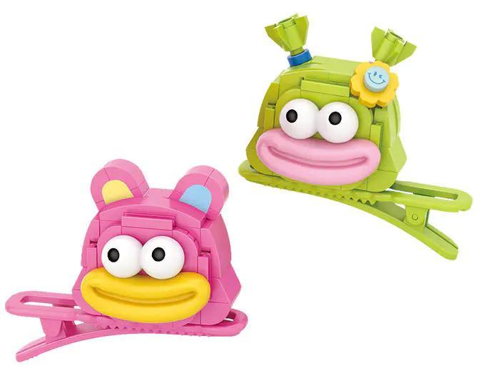 Kẹp Tóc Hình 丑娃 Coconut 7101 Lắp Ráp Đáng Yêu Cho Bé Gái 3 Tuổi