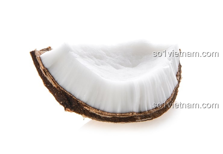 Kẹp tóc Nút bấm Coconut 7136 màu trắng, phụ kiện tóc dễ thương cho bé gái