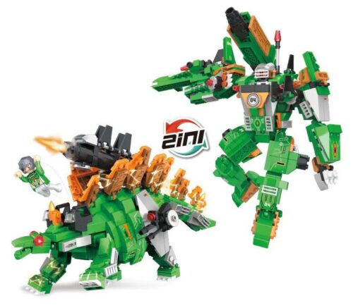 Bộ lắp ghép Khủng long cơ khí Stegosaurus COGO 12700D biến hình 2 trong 1, robot chiến đấu và khủng long dũng mãnh, đồ chơi mô hình cho bé trai 6 tuổi, giá tốt.