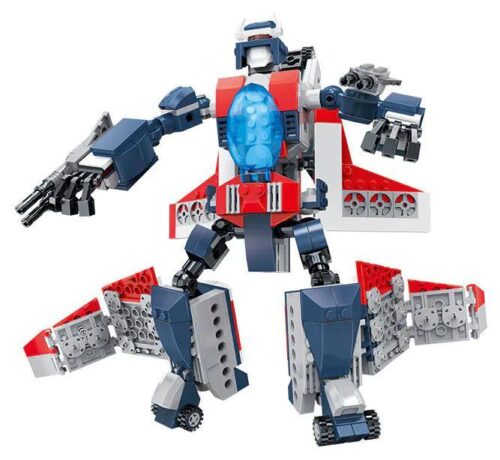 Bộ đồ chơi Robot biến hình COGO 14861, mô hình chiến binh cơ giáp biến hình 2 trong 1 cho bé trai 6 tuổi, chất lượng cao, giá tốt.