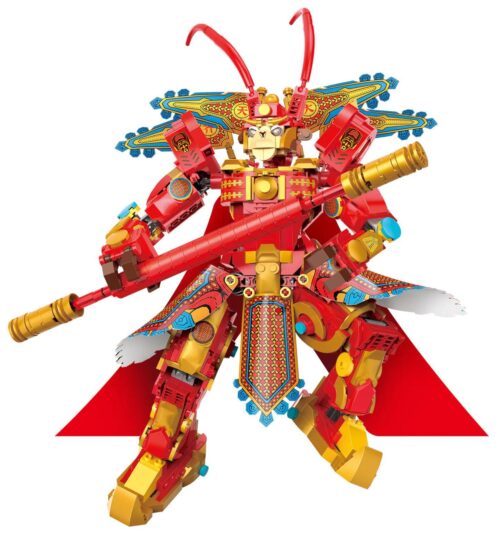 Bộ lắp ghép COGO 15717 Tề Thiên Đại Thánh Robot Tôn Ngộ Không, mô hình cơ giáp Phục Ma Truyền Kỳ cho bé trai 6 tuổi, giá tốt