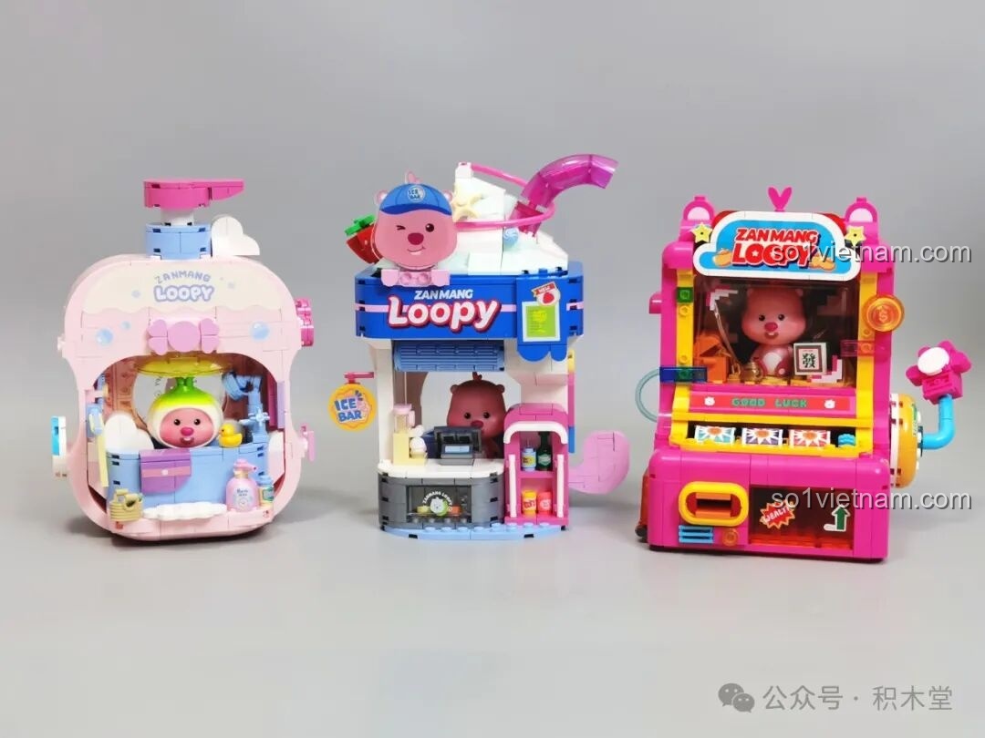 Công tắc đèn LED được đặt ở khoang chứa bí mật phía sau của Máy Gắp Thưởng Loopy.