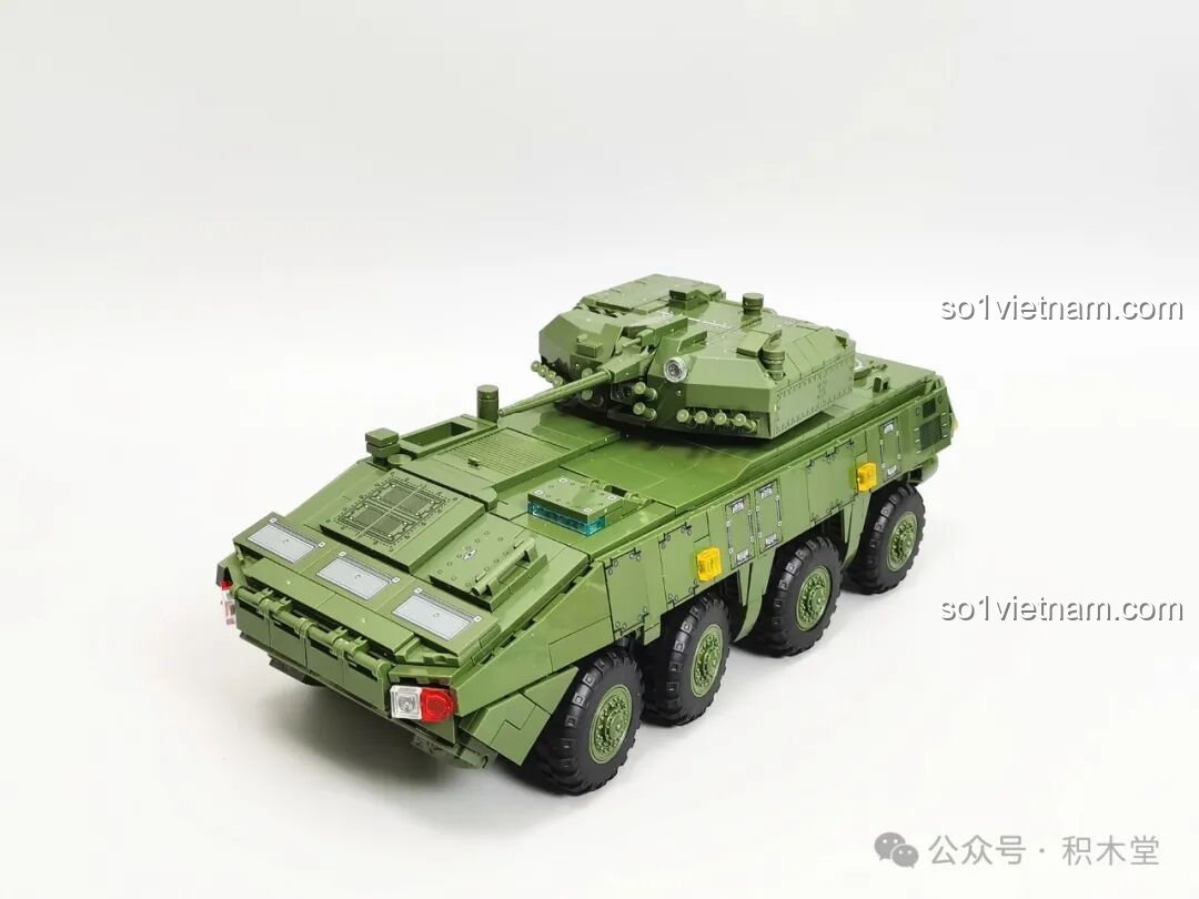 Sách hướng dẫn lắp ráp nội thất của mô hình 12GO 96008 Xe Chiến Đấu Bộ Binh ZBL-19, dành cho phiên bản tĩnh.