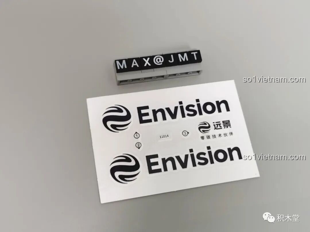 Tấm decal UV cảm ứng chất lượng cao của Pantasy 11014 Tuabin Gió Envision, mang lại vẻ ngoài sắc nét và chuyên nghiệp cho mô hình.