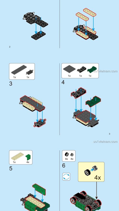 Sách lắp ghép Decool 064 Xe Tăng Quân Đội Nhỏ, Xe Tăng Đồ Chơi Quân Sự, Mô Hình Xe Tăng Mini, Xe Tăng Quân Đội Nhỏ, hướng dẫn lắp ghép Decool 064 Xe Tăng Quân Đội Nhỏ