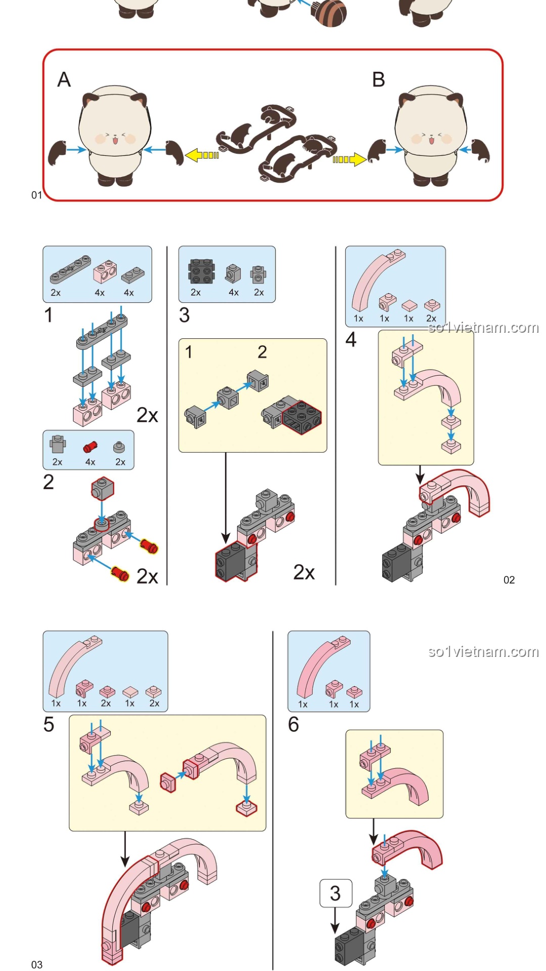 Sách Hướng Dẫn Decool 16023 Tàu Ngầm Đồ Chơi PDF Gốc Chất Lượng Cao