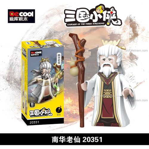 bộ đồ chơi Minifigure Nam Hoa Lão Tiên và các nhân vật Tam Quốc khác, phù hợp bé trai 6 tuổi, giá tốt.