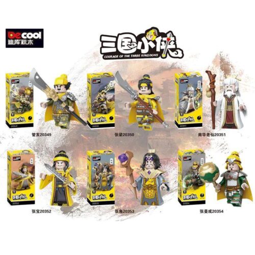 Bộ đồ chơi Trương Giác Decool 20353, minifigure Tam Quốc Khăn Vàng Quân, đồ chơi lắp ghép cho bé trai 6 tuổi giá tốt