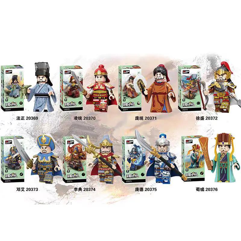 Bộ lắp ghép 8 nhân vật Tam Quốc Tiểu Hiệp Decool 20371, figure Tam Quốc, đồ chơi giáo dục cho bé 6 tuổi, giá tốt
