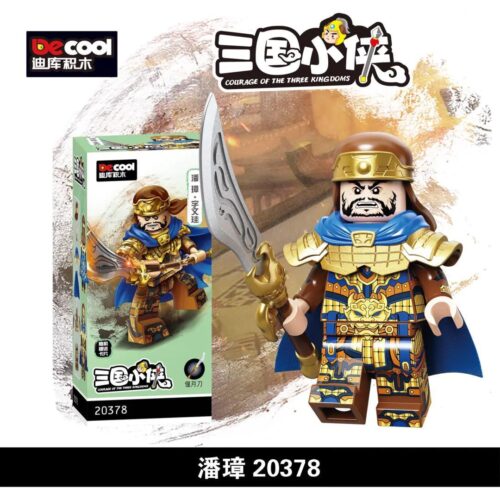 Decool 20378 Phan Chương minifigure, bộ đồ chơi mô hình tướng quân Tam Quốc dũng mãnh, chi tiết tinh xảo cho bé trai 8 tuổi, giá tốt.