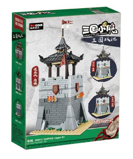 Bộ lắp ghép Decool 20511 Góc Tháp Tam Quốc 328 Mảnh cho bé 8 tuổi