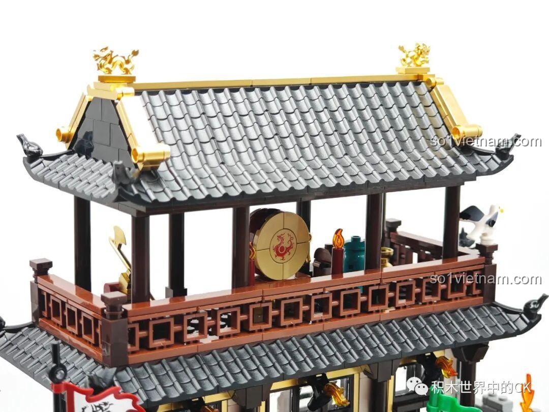 Chi tiết mô hình Tam Quốc Thành Trì Decool 20512