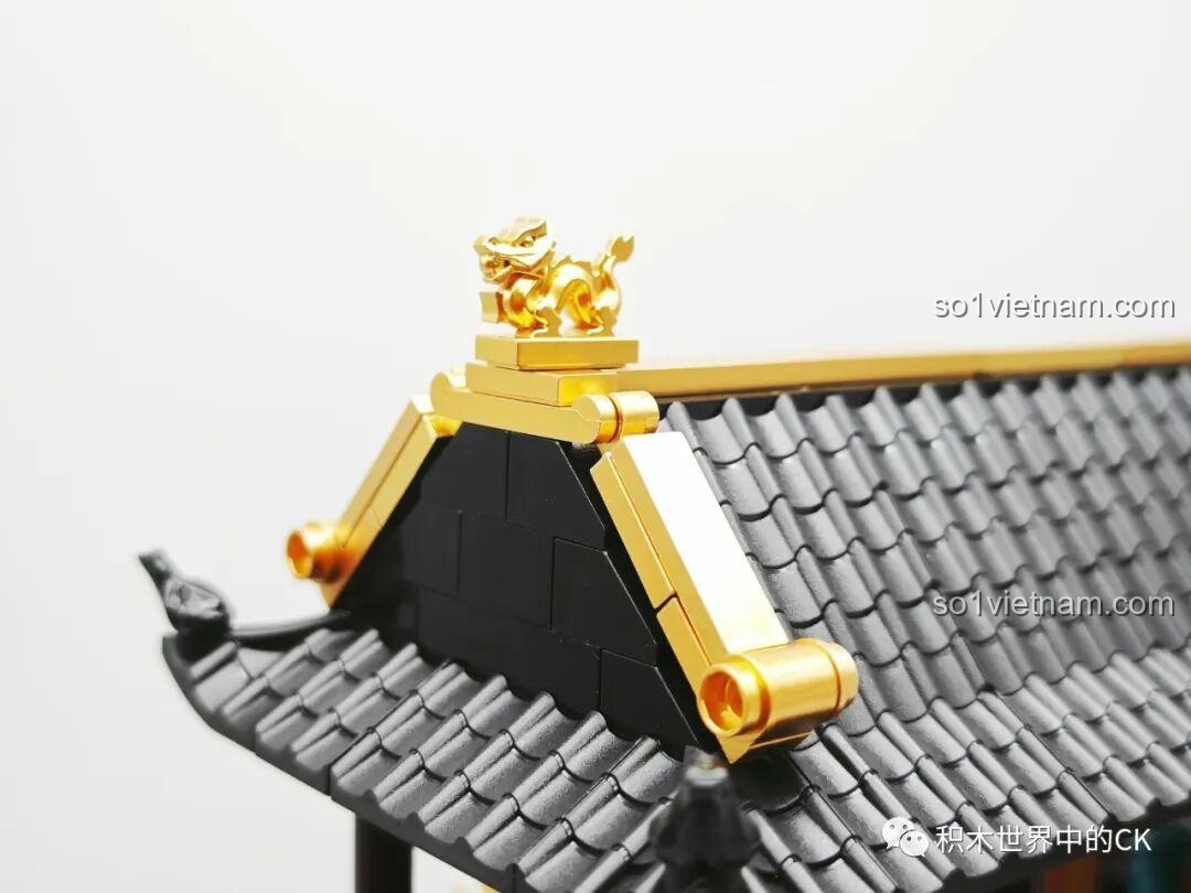 Chi tiết mô hình Tam Quốc Thành Trì Decool 20512