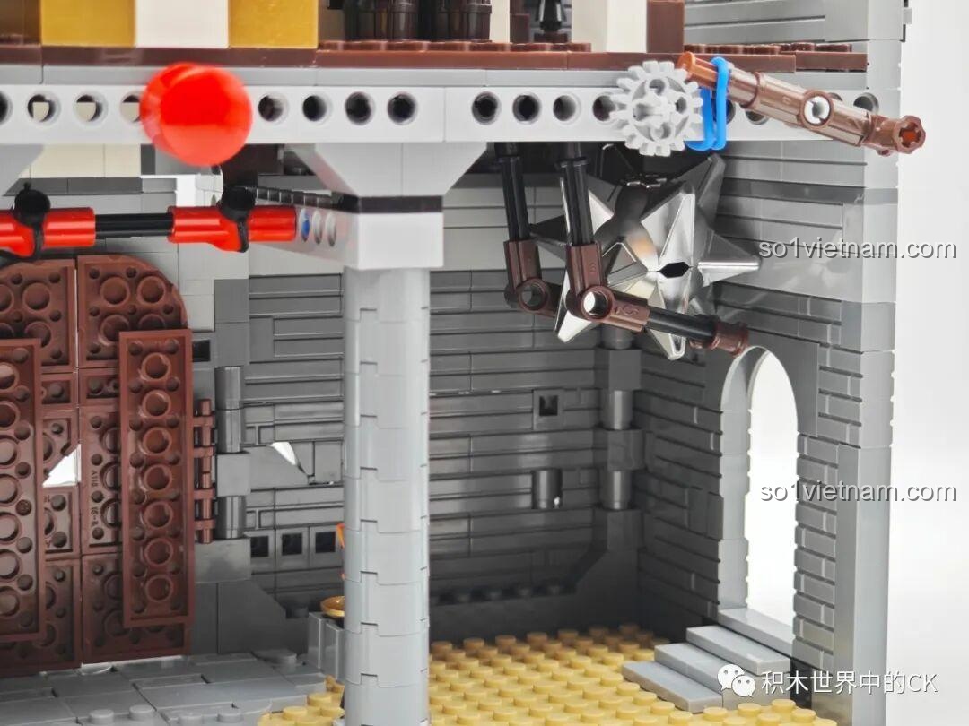 Chi tiết mô hình Tam Quốc Thành Trì Decool 20512