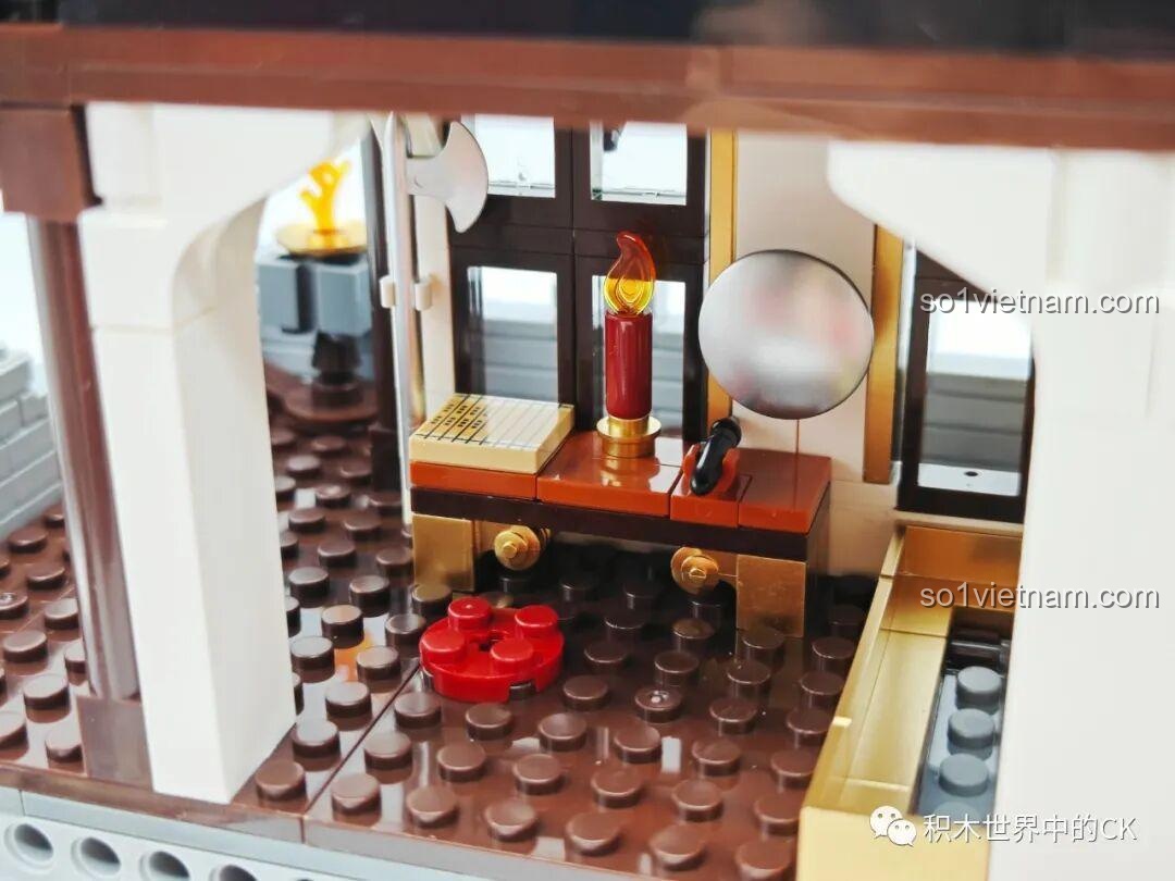 Chi tiết mô hình Tam Quốc Thành Trì Decool 20512