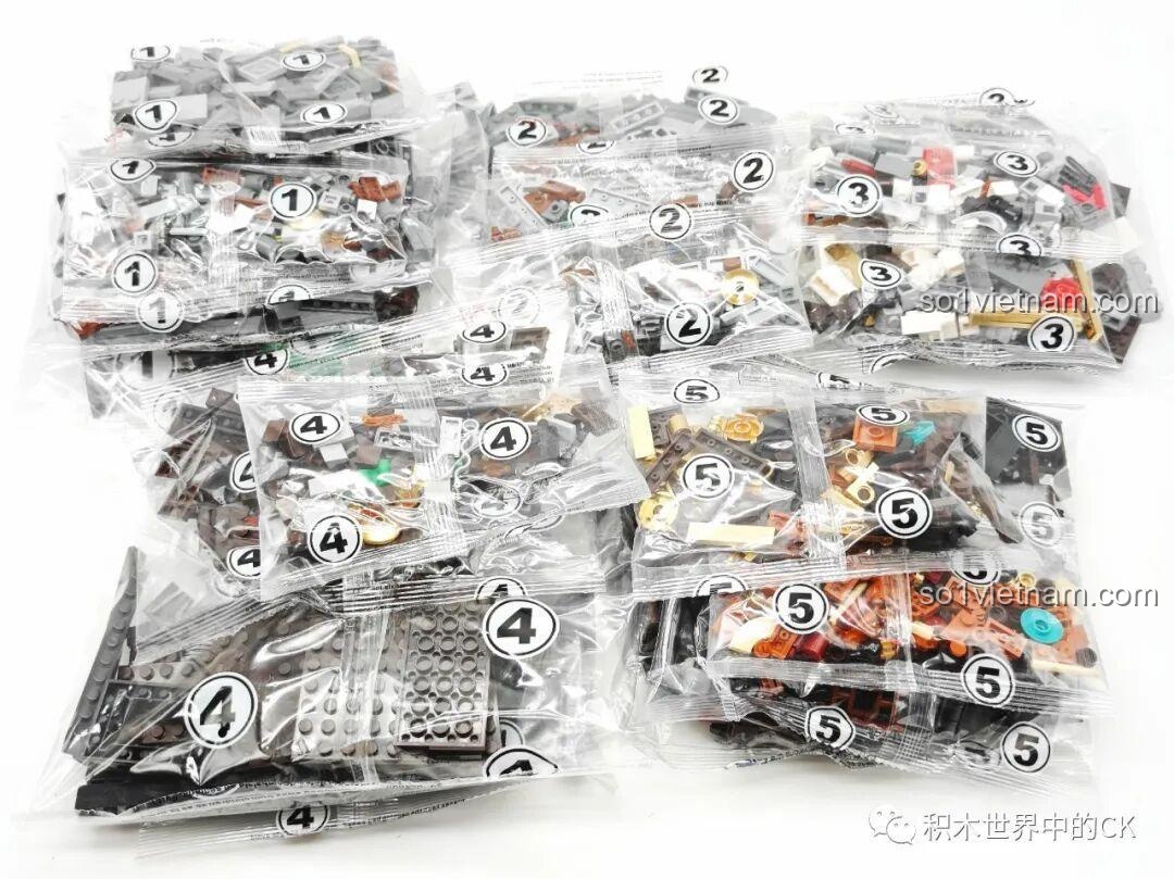 Chi tiết mô hình Tam Quốc Thành Trì Decool 20512