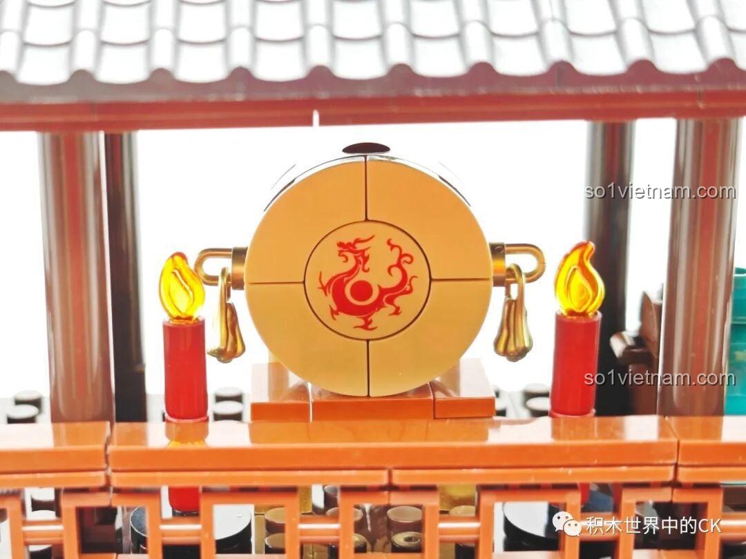 Chi tiết mô hình Tam Quốc Thành Trì Decool 20512