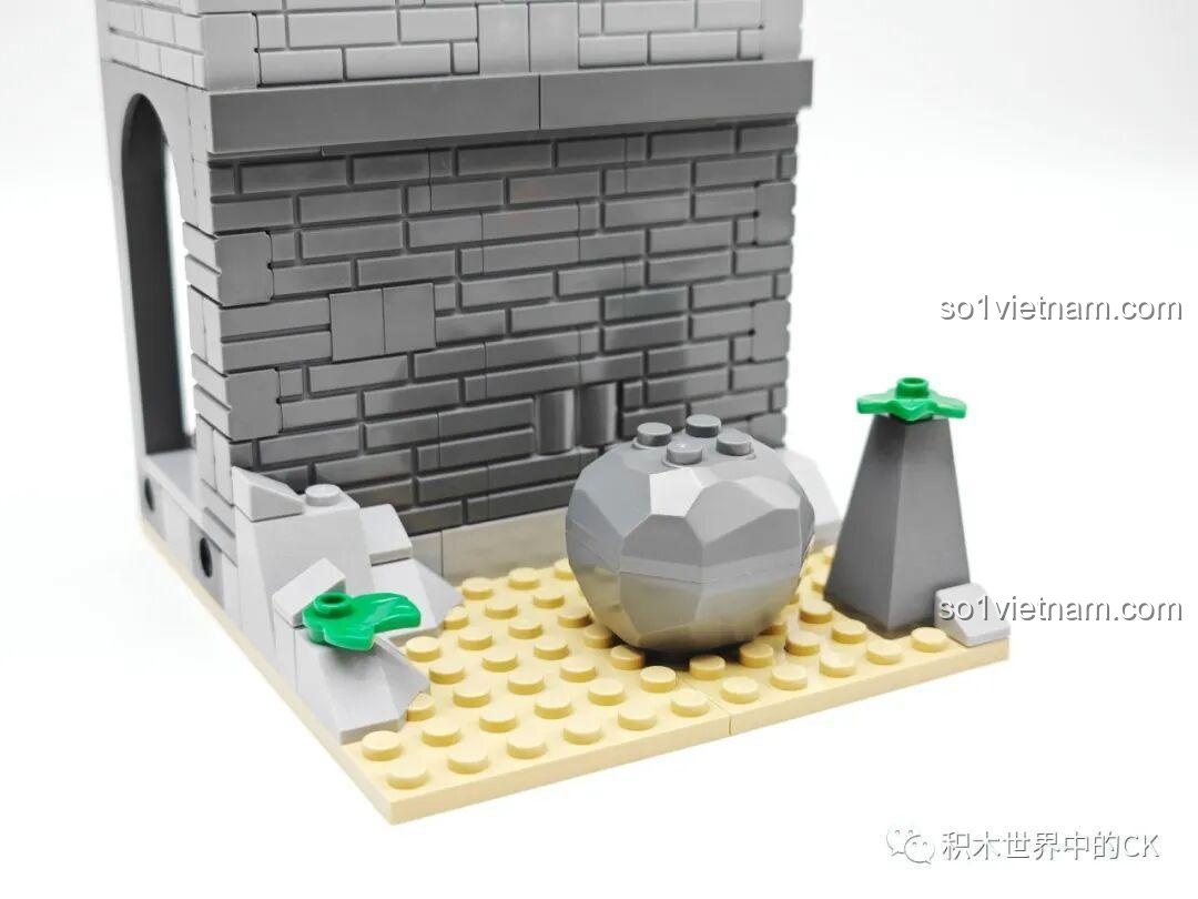 Chi tiết mô hình Tam Quốc Thành Trì Decool 20512