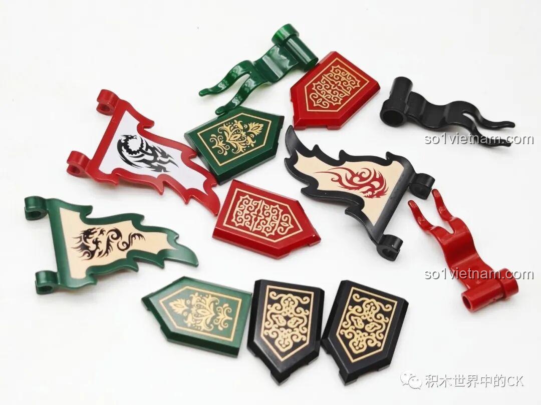 Chi tiết mô hình Tam Quốc Thành Trì Decool 20512