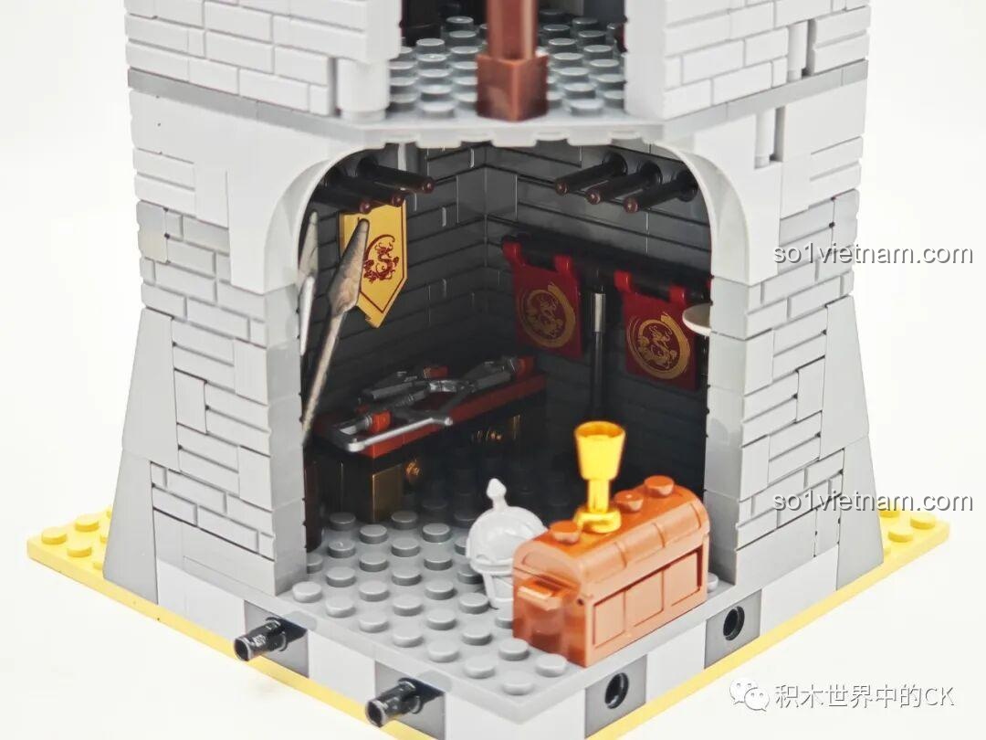 Chi tiết mô hình Tam Quốc Thành Trì Decool 20512