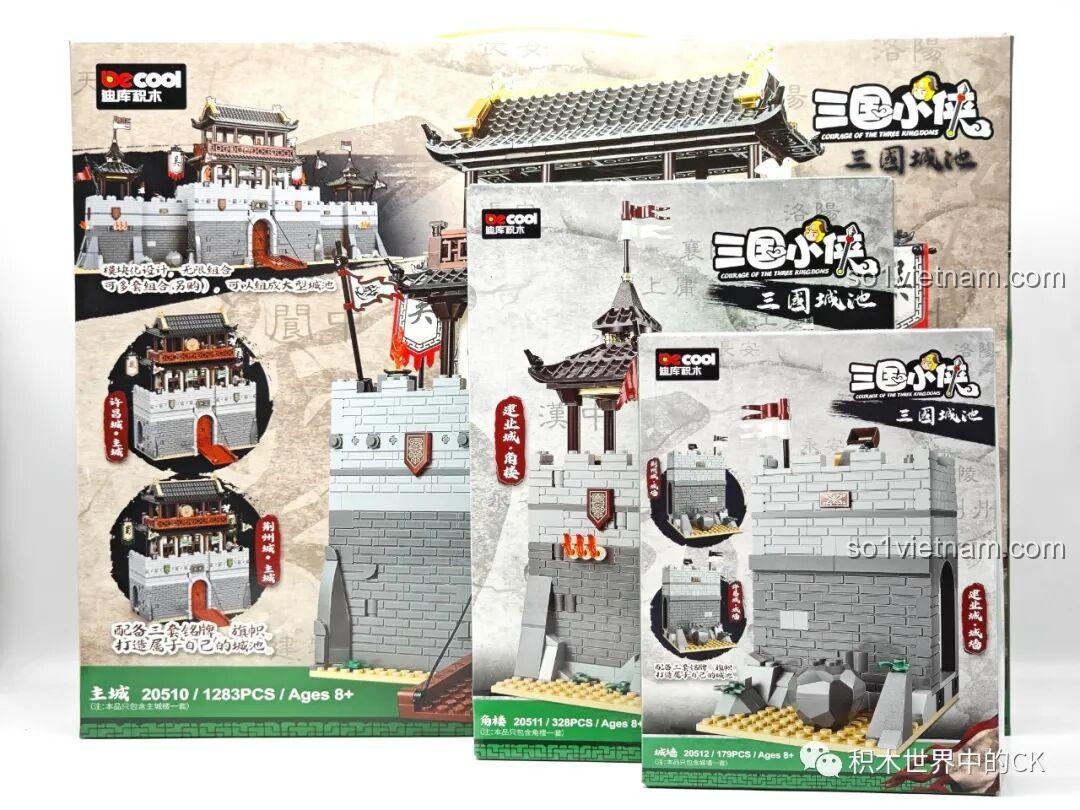 Mô hình Tam Quốc Thành Trì Decool 20512