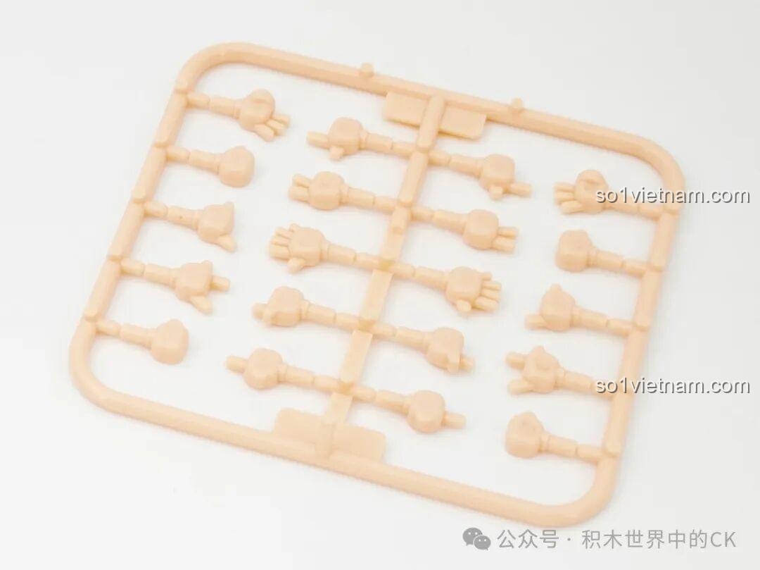 Khuôn các chi tiết tay của minifigure đi kèm bộ Decool 20612