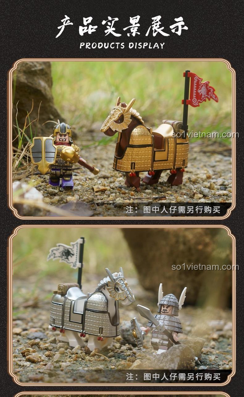 Hình ảnh thực tế mô hình Ngân Phong Giáp Decool 20688 (không kèm minifigure).