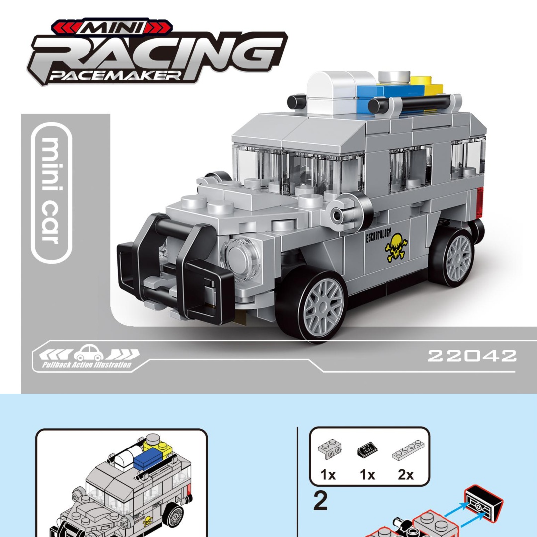 Xe Địa Hình Sa Mạc Mini Racing PaceMaker DECOOL 22042 hướng dẫn DECOOL 22042 Xe SUV Mini