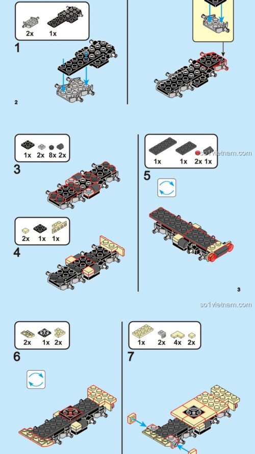 Xe Tải Quân Sự DECOOL 22056 - Hướng dẫn DECOOL 22056 Xe Quân Sự Mini