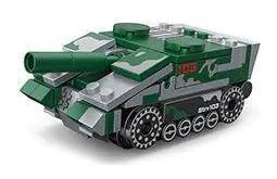 Bộ lắp ghép Xe Tăng Mini Kéo Lùi Decool 22064 giá tốt cho bé trai 6 tuổi, đồ chơi mô hình xe tăng quân sự nhỏ gọn