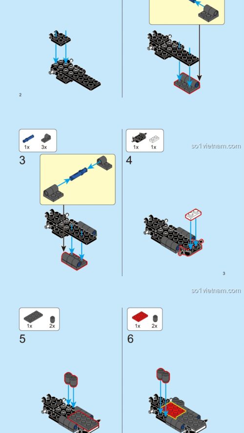 Decool 22067 Xe Cứu Hỏa Mini Kéo Lùi Màu Đỏ, Xe Cứu Hỏa Mini, Xe Cứu Hỏa Kéo Lùi, Mô Hình Xe Cứu Hỏa Nhỏ, hướng dẫn lắp ráp Decool 067 Xe Cứu Hỏa Mini Kéo Lùi Màu Đỏ