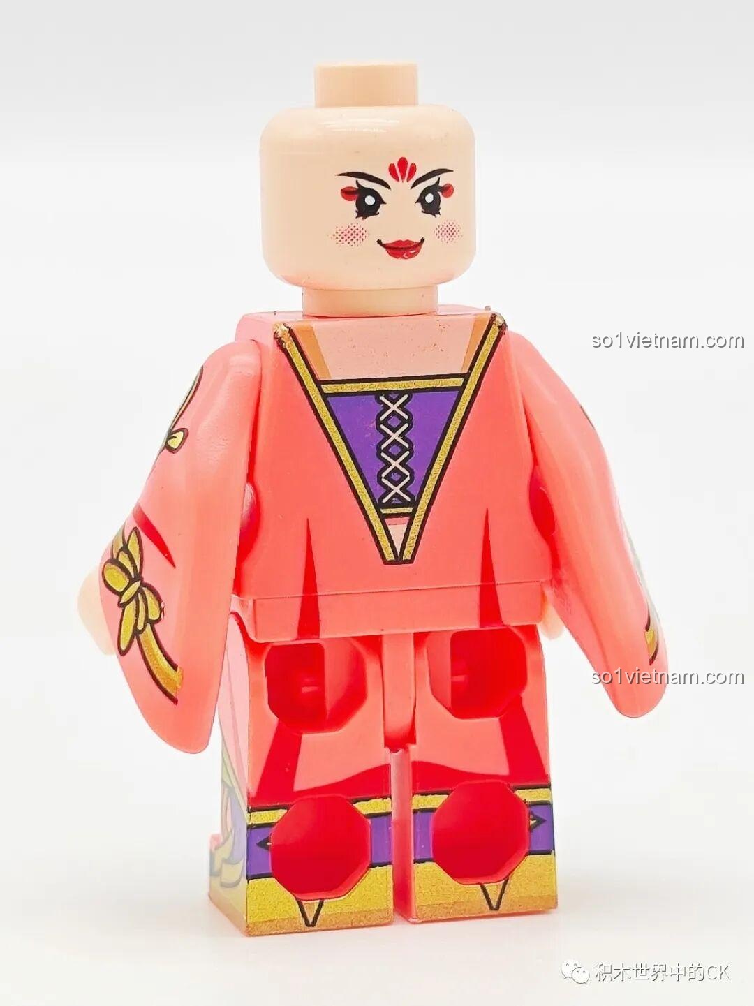 Minifigure Tôn Ngộ Không - Tây Du Ký, đầy đủ phụ kiện, 8 tuổi, con trai, hành trình Tây Du, nhân vật Tôn Ngộ Không chi tiết, màu sắc sống động