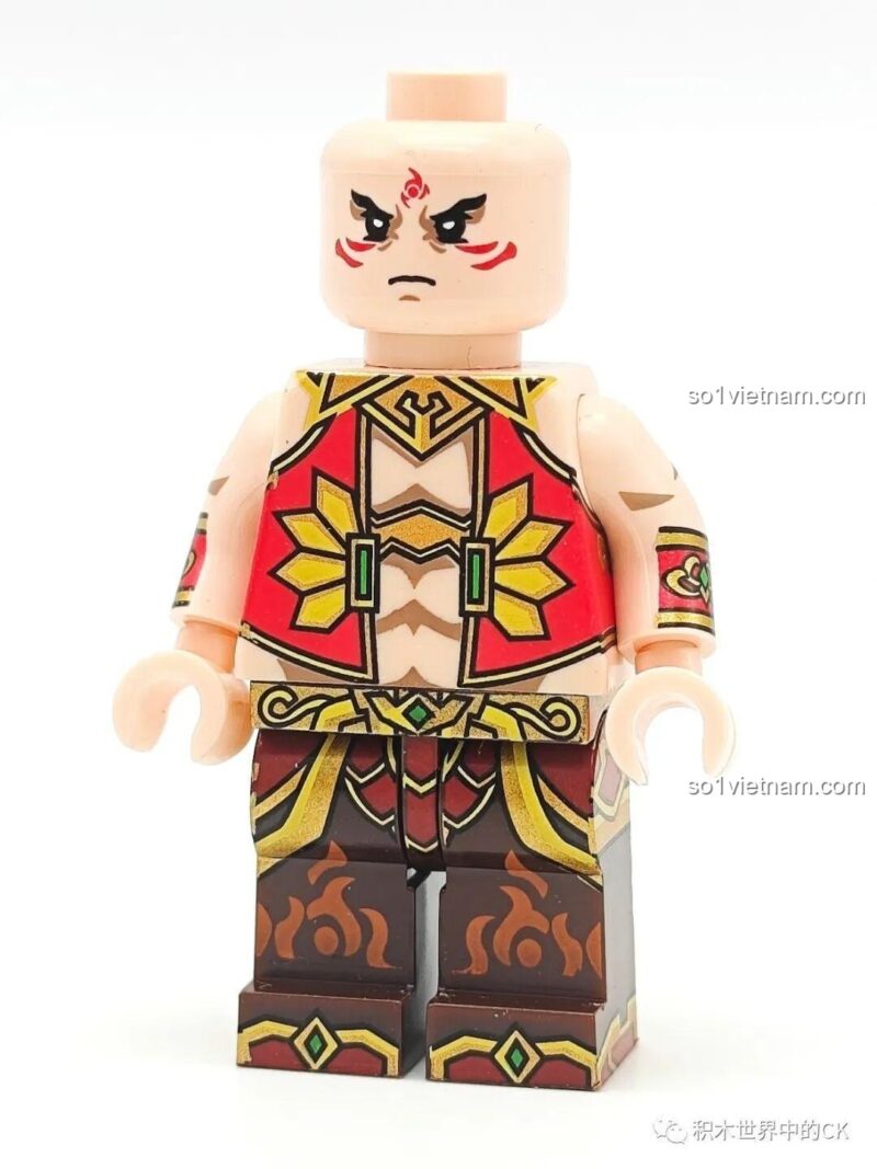 Minifigure Nhị Lang Thần - Tây Du Ký, 8 tuổi, con trai, hành trình Tây Du, nhân vật Nhị Lang Thần chi tiết, màu sắc sống động