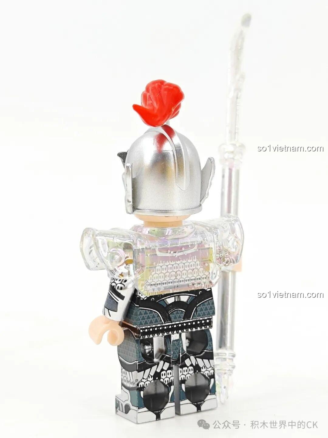 Các nhân vật Thiên Binh Decool 30322 cùng với vũ khí của họ.
