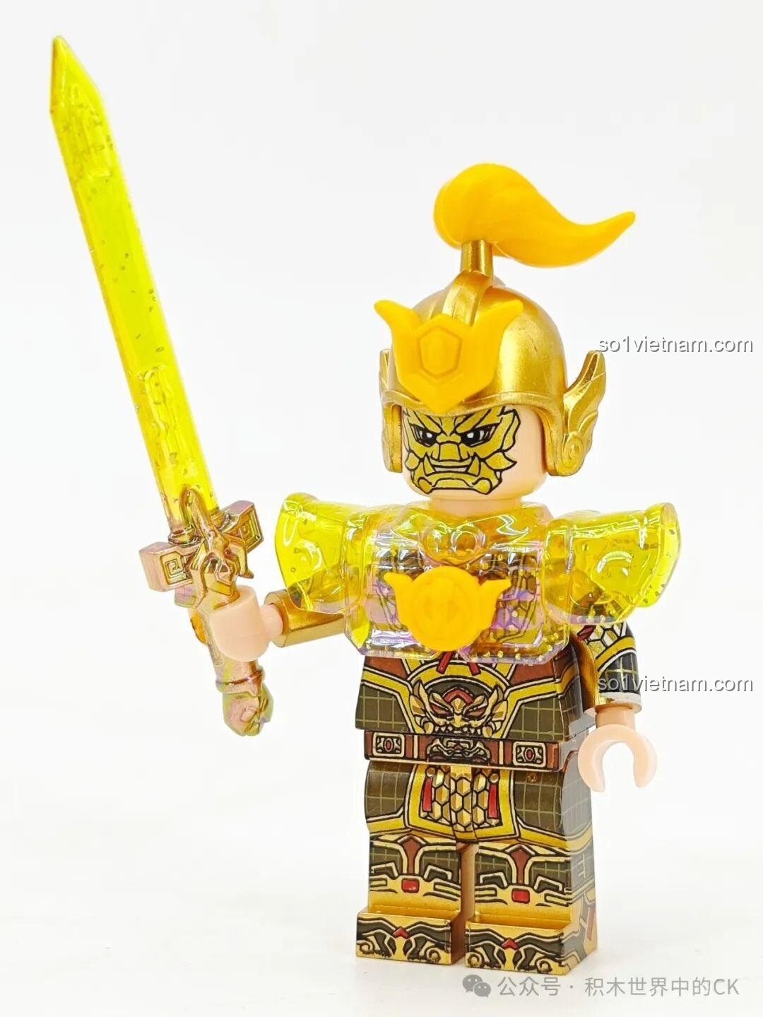 Cận cảnh Thương Binh Giới Hạn Decool 30322 với lớp sơn đen tuyền.