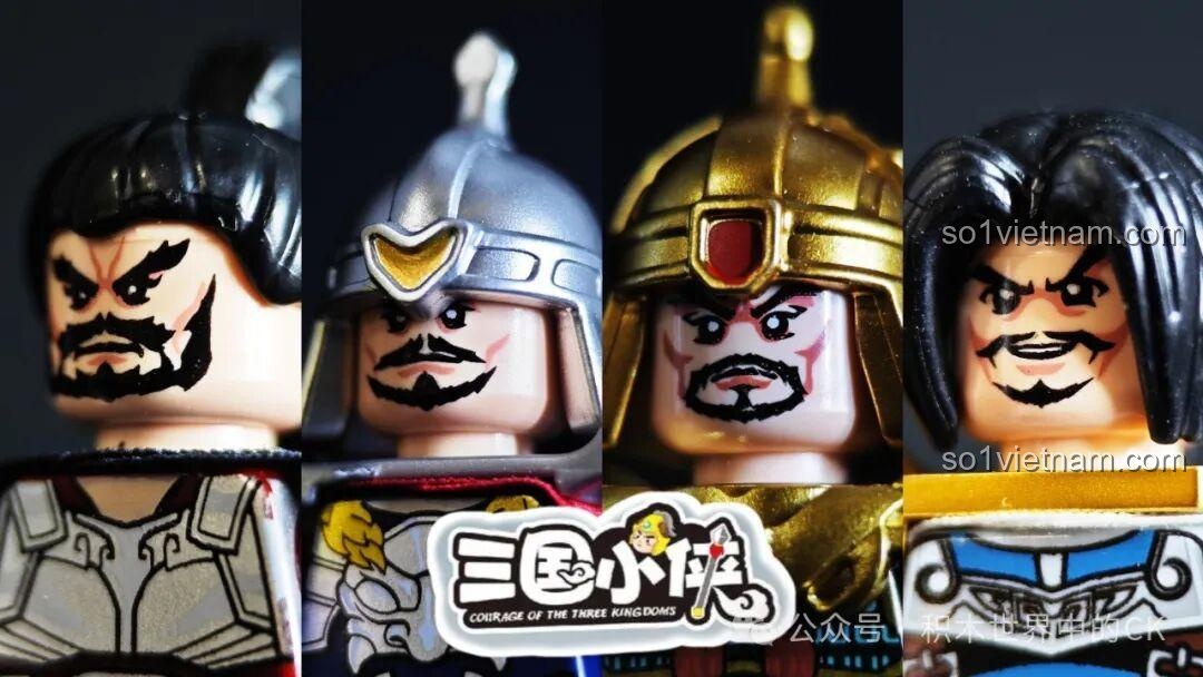 Cận cảnh các minifigure Tam Quốc trong series Decool