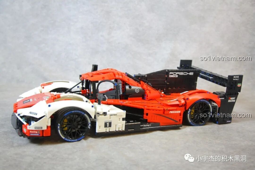 Chi tiết bộ khuếch tán gió sau của Porsche 963 GULY