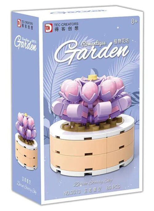 Hộp bộ lắp ghép DK 3013 Chậu Cây Mọng Nước Bầu Trời Sao cho bé gái 8 tuổi, giá rẻ, một lựa chọn thay thế tiết kiệm cho LEGO®.
