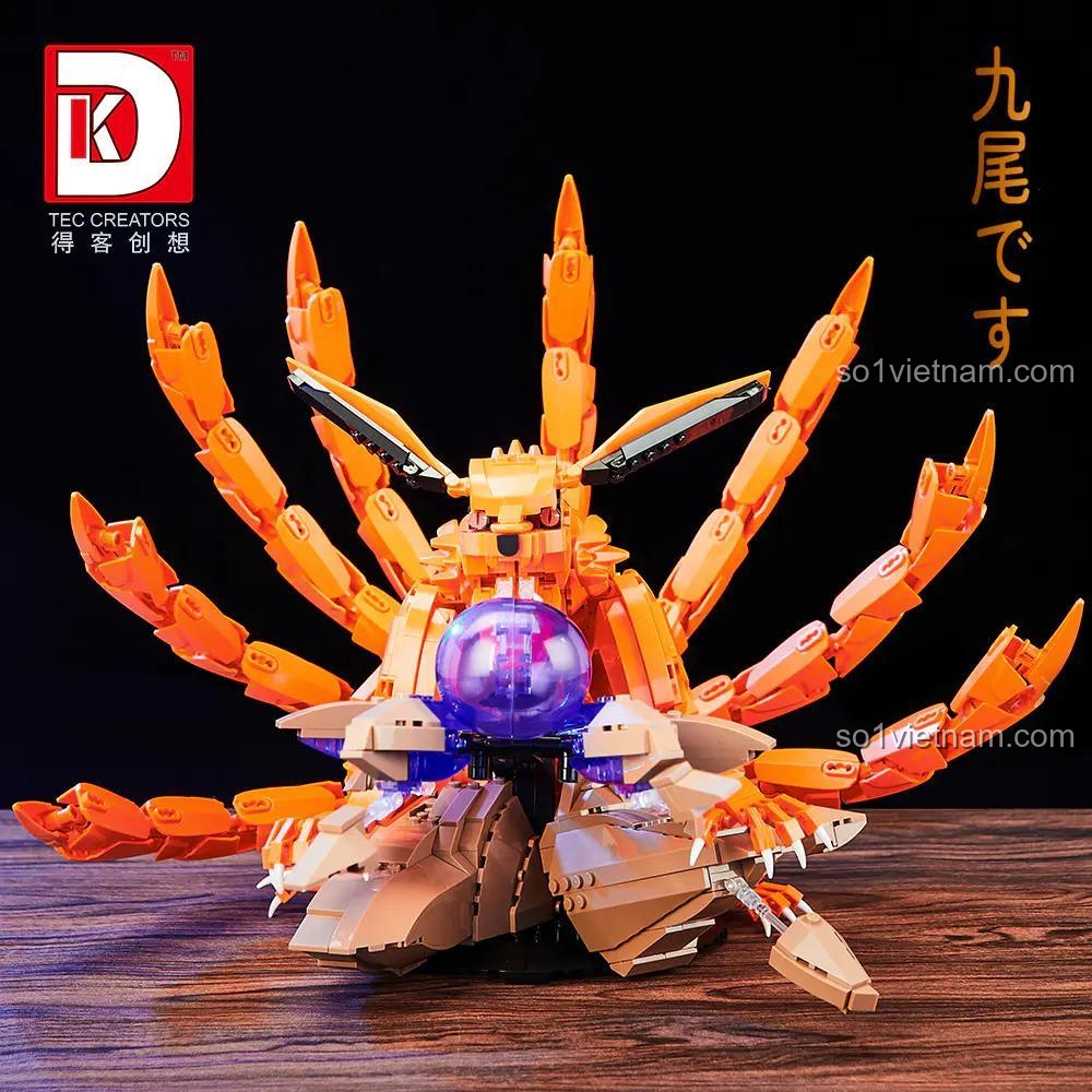 Đồ chơi lắp ráp Kurama Naruto DK 5012, mô hình Cửu Vĩ Naruto, chi tiết cao, chất lượng đảm bảo, giá hời.