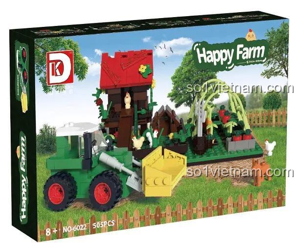 Hộp sản phẩm bộ lắp ghép trang trại DK 6022