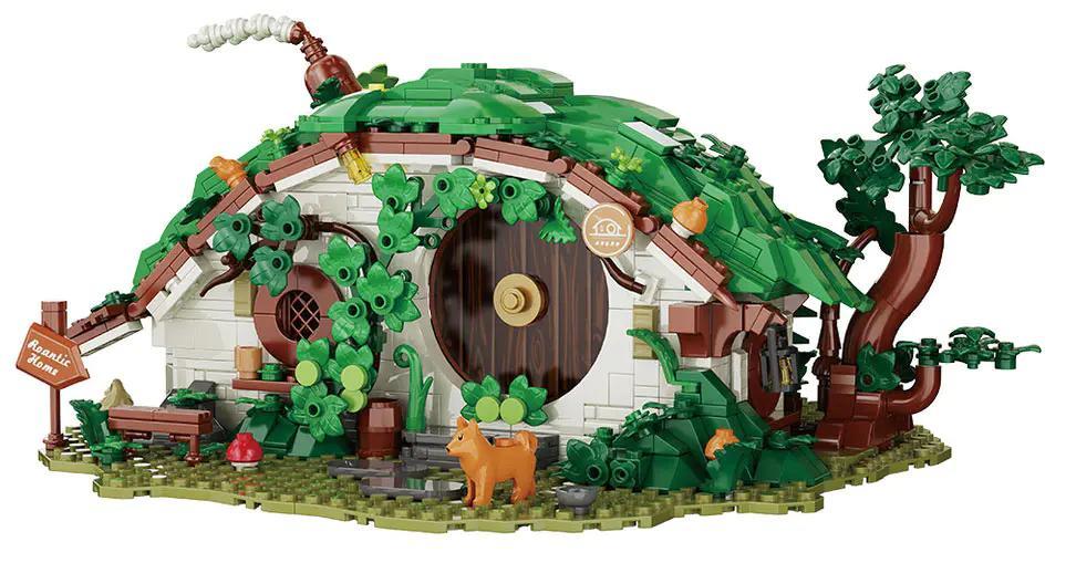Bộ lắp ghép Ngôi nhà Hobbit Bag End DK 6031, mô hình kiến trúc tinh xảo cho trẻ 8 tuổi+, giá tốt.