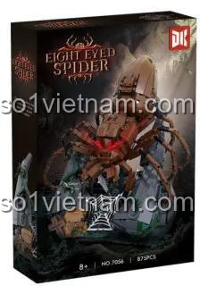 Hộp đồ chơi xếp hình DK 7056 Nhện Acromantula, 875 mảnh, quà tặng sáng tạo cho con trai.