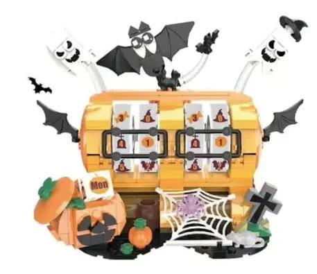 Bộ lắp ghép Lịch Đếm Ngược Halloween DK 715, đồ chơi lắp ghép cho bé trai bé gái 8 tuổi, mô hình lịch Halloween giá tốt, trang trí Halloween độc đáo.