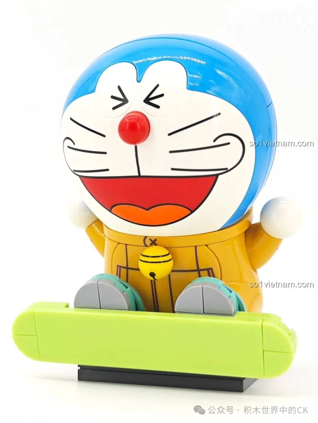 Mặt trước hộp sản phẩm Doraemon Keeppley phiên bản Phù Thủy